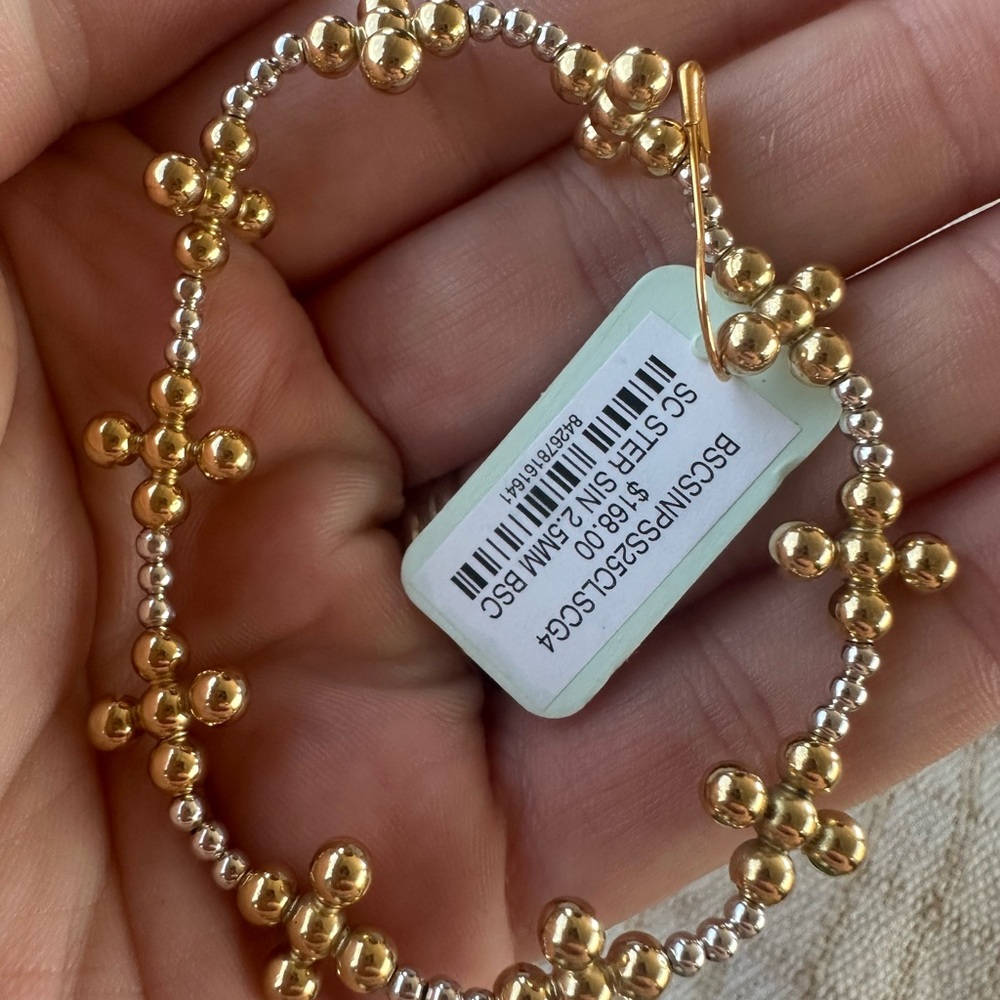 Enewton Gold and Silver Beaded Bracelet - Picture 5 of 6
